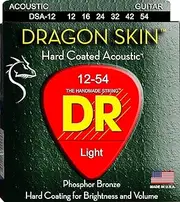 DR Strings DRAGON SKIN Acoustic Guitar Strings (DSA-12)