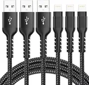 Azhizco Lightning Cable 1M 3Pack MFi Certified iPhone Charger Cable Nylon Braided USB A to Lightning Cable iPhone Charging Cable Compatible with iPhone 14 13 12 11 8 7 6 5 iPad