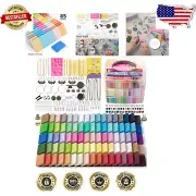 Creative Polymer Clay Kit for Kids - 85 Colors and 19 Tools for Fun Activities
