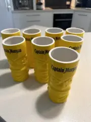 Captain Morgan Rum Yellow Tiki Glass cup Mugs X 1