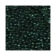 Miyuki Seed Beads 6/0 Transparent Emerald Green 6-147 Glass 20g in Tube Round