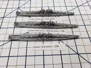 Cruiser - Worcester - USN - Wargaming - Axis and Allies - Naval Miniature - Vict