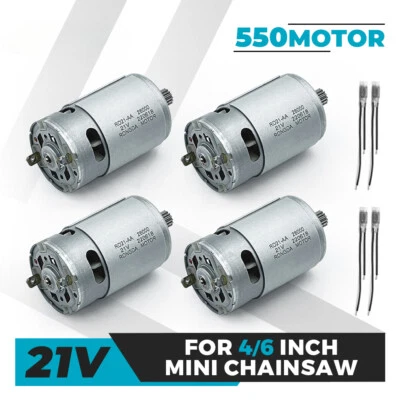DC Motor Gear Box for Chainsaw Saw Rechargeable Hand Saw Power Tool Parts New