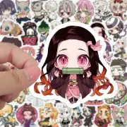 Demon Slayer 62 Assorted Vinyl Chibi Sticker, No Repeat, Anime, SHIP FROM USA