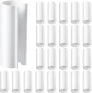 Jetec 32 Piece Summer Clamp for PVC Pipe 1/2 Inch Pipe, White