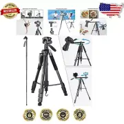 Multifunctional 70” Camera Tripod & Monopod with 360° Adjustable Ball Head