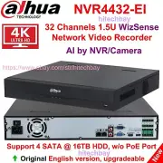 Dahua NVR4432-EI 32CH 4HDD 4K WizSense 1.5U NVR AI SMD+ Face Recognition No-PoE