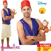 Mens Aladdin Deluxe Costume Adult Sultan Arabian Prince Disney Genie Book Week