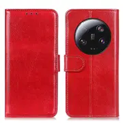 Phone Case for Xiaomi 13 Ultra PU Leather+TPU Wallet Crazy Horse Texture Stand Shell Cover