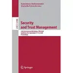 SECURITY AND TRUST MANAGEMENT: 16TH INTERNATIONAL WORKSHOP, STM 2020, GUILDFORD, UK, SEPTEMBER 17-18, 2020, PROCEEDINGS