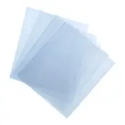 100Pcs 23.5x13.5 Inch Shrink Wrap Bags, Blue Clear PVC Heat Shrink Wrap