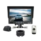 7" Monitor 4PIN IR Side Rear View Reversing Camera Kit 12-24v Caravan Rv Trailer