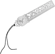 Angoily Multifunctional Bookmark Ruler with Stencil Design for Drawing and Painting Creative Hollowed Ruler for Artists and Students Accurate Measuring Tool for Creative Projects