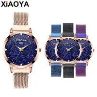 在飛比找蝦皮購物優惠-Xiaoya 1252 女士手錶配金屬錶帶