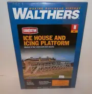 Walthers Cornerstone N Scale Ice House and Icing Platform #933-3245 NIB