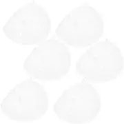 TEHAUX 6pcs Bird's Nest Shaper Cubilose Triangle Cubilose Molds Triangle Cubilose Shaper Mini Cake Molds Cubilose Air-Drying Mold Clay Molds Cubilose Honeycomb Mold Pp Material White