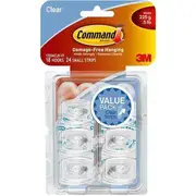 Command Adhesive Mini Hooks Pack 18 Hooks And 24 Strips