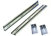 Ball Bearing Full Extension 22"Soft Close Drawer Slide with Rear Bracket 10 Pair