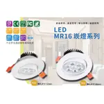 【台灣品牌】可調角嵌燈 LED 7 / 9公分 MR16 小崁燈 可調角度 無藍光 兩年保固 白光黃光自然光