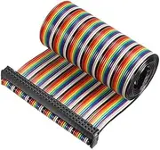 XYWHPGV IDC Rainbow Wire Flat Cable 60P A-type FC/FC Connector 2.54mm Pitch 1m/39.3inch Length(e19cc 81753 10fbd 43a96 0268f e2f50