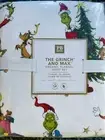 Pottery Barn Grinch And Max Flannel Queen Sheet Set New Christmas Holiday Teen