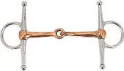 Horse Cheek Snaffle Bit Premium Stainless Steel Durable Ring Snaffle Bit for Outdoor Horse Riding Accessories 125mm