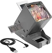 [Aswalling] 35mm Slide & Film Viewer-Slide Viewer with 3X Magnification and LED-Lighted Viewing for 35mm Slides and Film Negatives