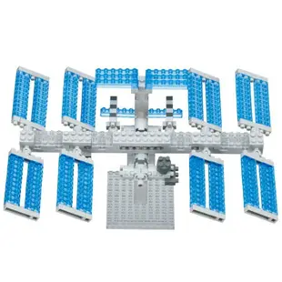 ☆勳寶玩具舖【現貨】日本河田積木 nanoblock NBH-129 太空站