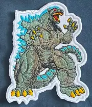 GODZILLA monster 4" Embroidered figure PATCH action vs KING Kong Rodan Mothra