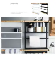 Flash Sale! Kitchen Organiser Rack Fridge Magnetic Paper Towel Holder With Hooks