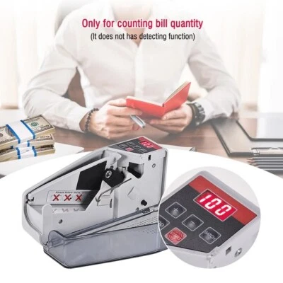 WorkSmart Supplies Portable Mini Handy Money Counter Worldwide Bill Cash Banknot
