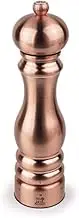 Paris Chef u'Select 22 cm Salt Mill + Rock Salt Included - Made of Stainless Steel - 6 Predefined Grind Settings - Made in France - Copper Colour