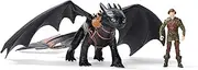 Dreamworks Dragons, How to Train Your Dragon, Toothless & Hiccup, Viking Duo Action Figures, Kids Toys for Boys Ages 4 and up