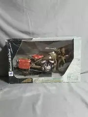 NewRay Military Era Indian Chief Motorcycle 1:6 Diecast Army Green WWII READ