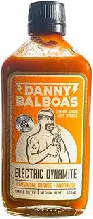 Danny Balboa's - ELECTRIC DYNAMITE - Roasted Capsicum, Orange and Habanero Hot Sauce, 200ml