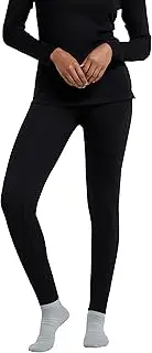 [Mountain Warehouse] Talus Women Thermal Baselayer Pants - Lightweight Thermals, Breathable, Quick Drying - for Winter Travelling & Outdoors Black 12