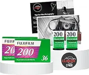 35mm Film Bundle with Fujicolor C200 36 EXP Camera Film x2 and Clikoze Camera Film Photography Tips Card