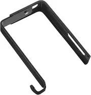 DECHOUS Over The Door Hook Hanger, Adjustable Coat Hooks Wall Mounted Cubicle Wall Hanger Over The Panel Hook for Towel Bags Hats Robe Clothes Black