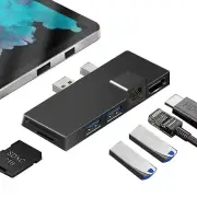 Bakeey 6-in-1 Docking Station for Microsoft Surface Pro USB3.1 Gen1*2 / HD / RJ45 / SD/TF 6 Ports USB Hubs Adapter for S