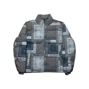 Pacsun Patchwork Paisley Puffer Jacket