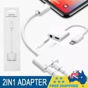 IPhone Jack to 3.5mm Splitter 2 in 1 Adapter to AUX Headphone Jack and Charger