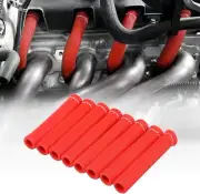 Red Spark Plug Wire Boots Thermal Protection Insulator Sleeve Fit Honda (for: Honda Civic)