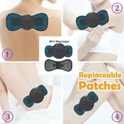 2 Packs, Mini EMS Muscle Training Massager for Neck, Arm, Back, Leg with remote