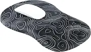 EooCoo Ergonomic Mouse Pad with Wrist Rest Support, Mousepad with Memory Foam Wrist Rest and Non-Slip PU Base, Massage Bulge Design for Pain Relief, Computer, Wireless Mouse, Desk(12.2x9.8 inch)