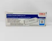 Genuine Oki C5500/C5650/C5800 Series Toner Cartridge Cyan P/n 43381903
