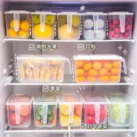 在飛比找樂天市場購物網優惠-桌麵 收納 ● 冰箱 收納盒 蔬菜水果分類 專用保鮮翻蓋透明