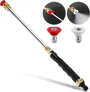 Belkid Animgrth 2025 Upgraded Jet Nozzle Power Washer for Garden Hose, Includes 2 High-Pressure Nozzles and Quick Connectors | Hydro Jet High Pressure Washer Tools