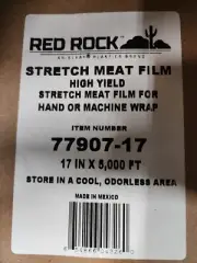 Stretch Film Cling Food Shrink Wrap Clear 17" x 5000' Meat Deli Wrap