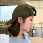 Aviator Goggles Style Baseball Cap Army Green - One Size