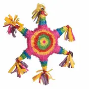 Neon Star Pinata, Party Decor, 1 Piece